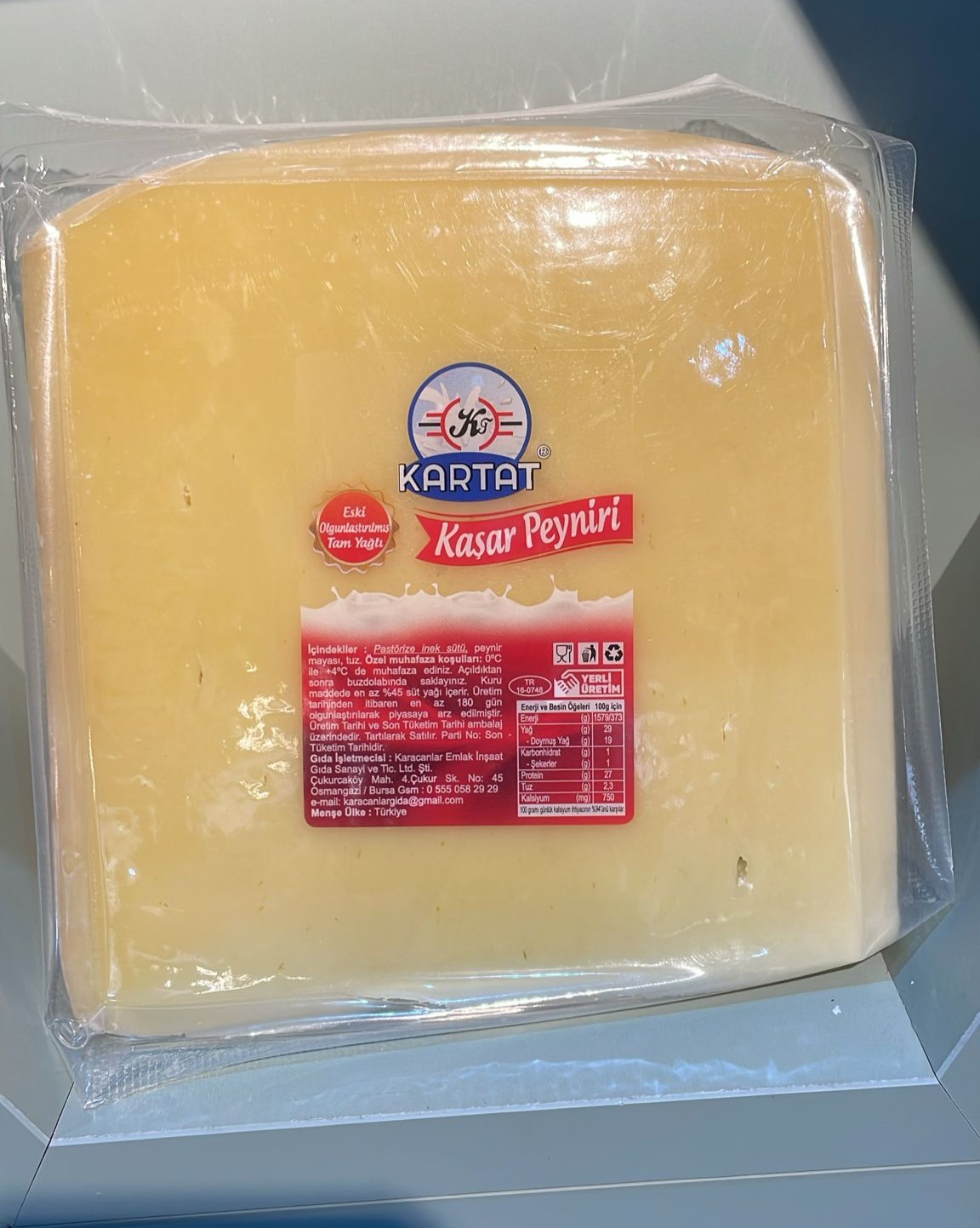 kartatkasar1 Kartat Kaşar Peyniri - Görsel 1