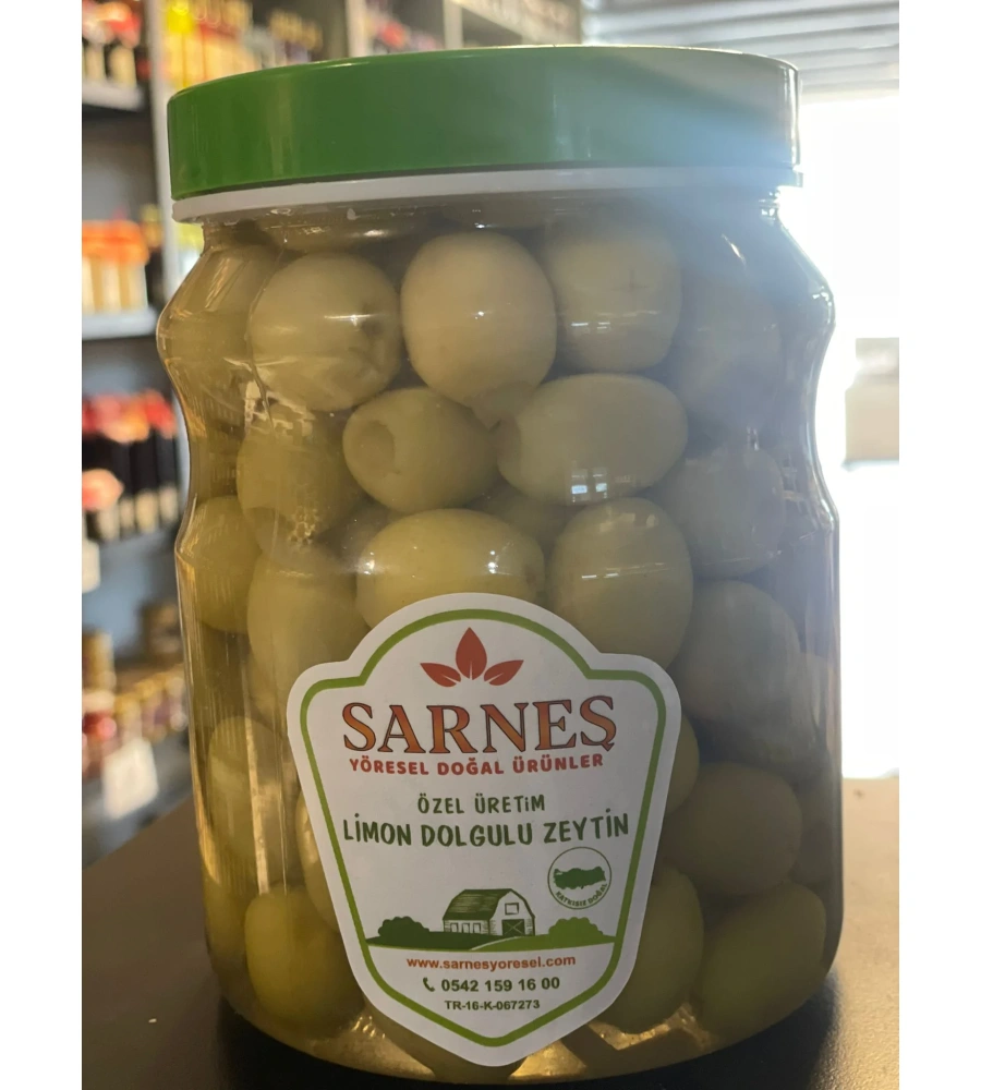 LİMON DOLGULU YEŞİL ZEYTİN 700GR.