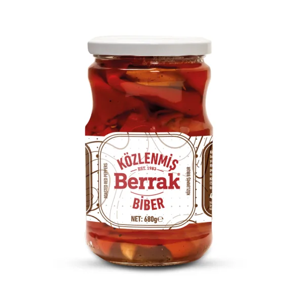 Közlenmiş-Kirmizi-Biber-720-ml-600x600 KÖZLENMİŞ BİBER 680GR - Görsel 1