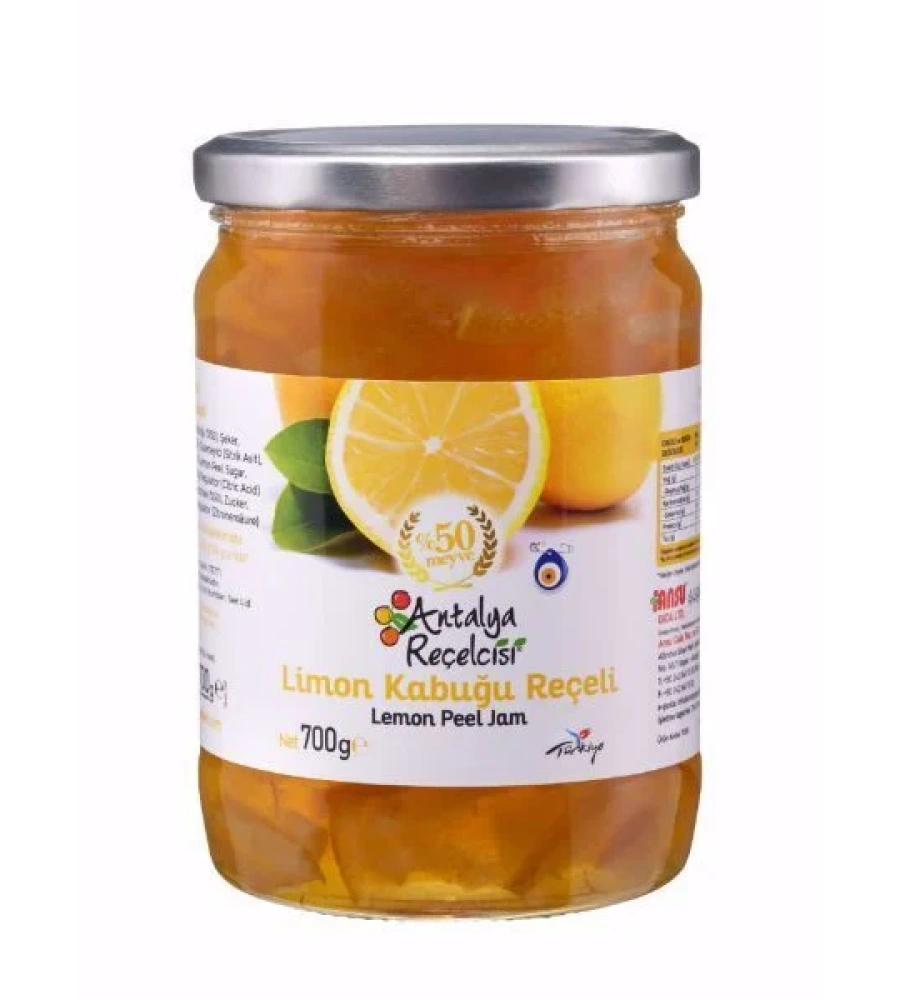 ŞEKER İLAVESİZ - LİMON KABUĞU REÇELİ 290Gr.