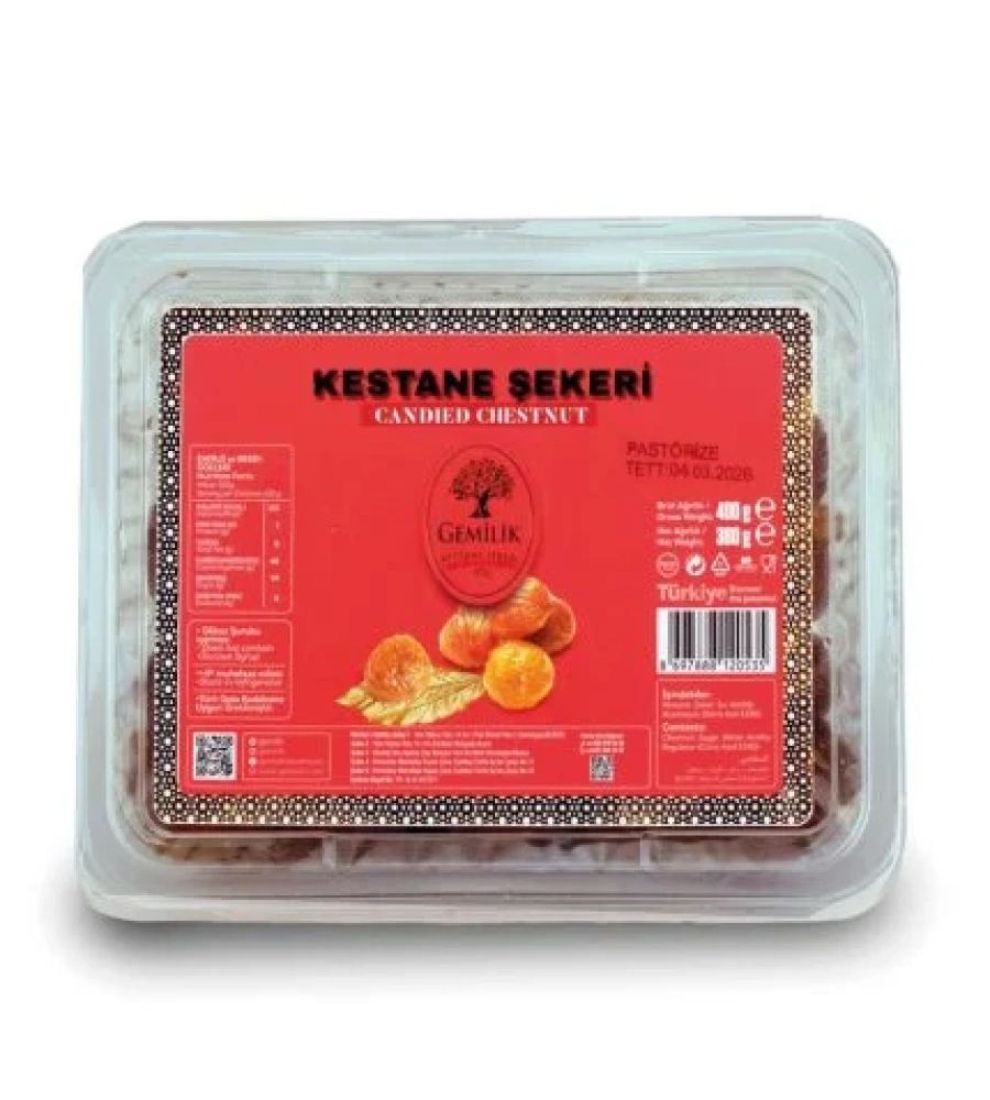 PASTÖRİZE KESTANE ŞEKERİ 400GR.