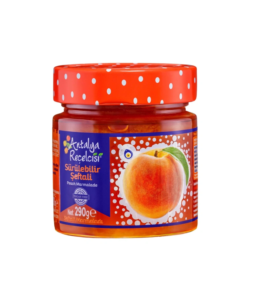 ŞEKER İLAVESİZ - ŞEFTALİ REÇELİ 290Gr.
