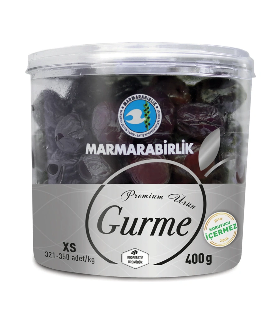 400GR. GURME - XS SİYAH ZEYTİN