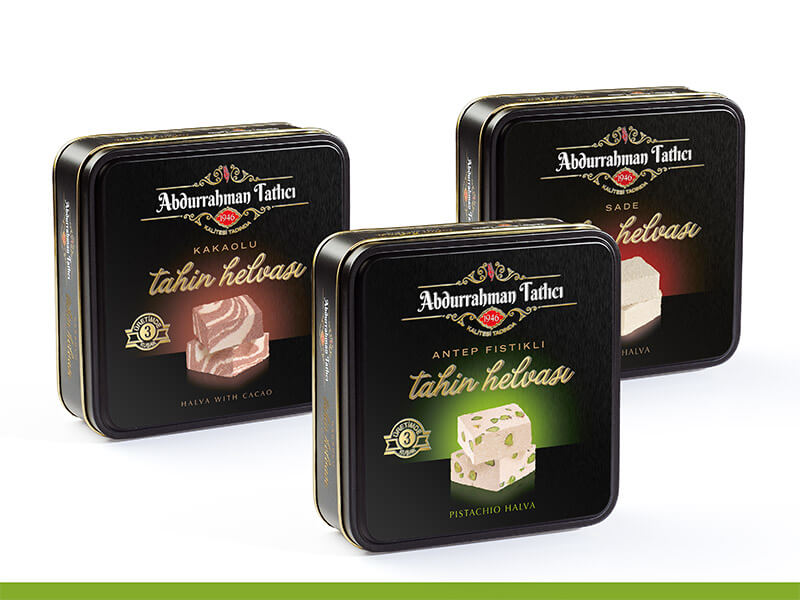 HELVA-GURME-1000 ANTEP FISTIKLI HELVA 300GR - Görsel 1